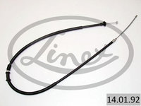 Cablu, frana de parcare LINEX 14.01.92