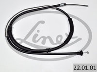 Cablu, frana de parcare LINEX 22.01.01