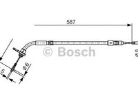 Cablu frana de parcare MERCEDES-BENZ A-CLASS (W176) - Cod intern: W20135957 - LIVRARE DIN STOC in 24 ore!!!