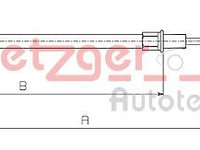 Cablu, frana de parcare METZGER 10.4154