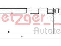 Cablu, frana de parcare METZGER 10.4157