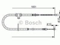 Cablu frana de parcare MITSUBISHI GALANT Mk V limuzina (E5_A, E7_A, E8_A) - OEM - BOSCH: 1987477862|1 987 477 862 - W02607209 - LIVRARE DIN STOC in 24 ore!!!