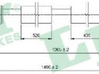 Cablu, frana de parcare NISSAN PRIMASTAR caroserie (X83) (2002 - 2016) LPR C0733B