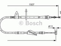 Cablu frana de parcare OPEL ADAM - OEM - MAXGEAR: 32-0465 - W02360063 - LIVRARE DIN STOC in 24 ore!!!