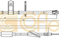 Cablu frana de parcare OPEL AGILA A H00 ADRIAUTO AD332031