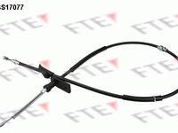 Cablu, frana de parcare OPEL AGILA (A) (H00), VAUXHALL AGILA Mk I (A) - FTE FBS17077