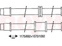 Cablu, frana de parcare OPEL ASTRA F (56_, 57_), OPEL ASTRA F Cabriolet (53_B), OPEL ASTRA F hatchback (53_, 54_, 58_, 59_) - BENDIX 432087B