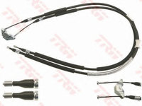 Cablu, frana de parcare OPEL ASTRA G Delvan (F70) (1999 - 2005) TRW GCH123