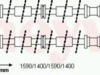 Cablu, frana de parcare OPEL ASTRA G hatchback (F48_, F08_), OPEL ASTRA G combi (F35_), OPEL ASTRA G limuzina (F69_) - BENDIX 433181B