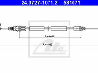 Cablu, frana de parcare OPEL VIVARO platou / sasiu (E7) (2006 - 2020) ATE 24.3727-1071.2