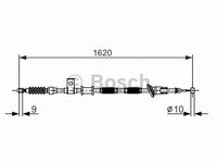 Cablu frana de parcare punte spate dreapta VOLVO S40/V40 99-04 - Cod intern: W20008882 - LIVRARE DIN STOC in 24 ore!!!