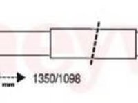 Cablu, frana de parcare RENAULT EXTRA caroserie (F40_, G40_), RENAULT LE CAR (122_), RENAULT SUPER 5 (B/C40_) - BENDIX 431122B
