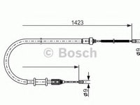 Cablu, frana de parcare RENAULT KANGOO Express (FC0/1) (1997 - 2007) BOSCH 1 987 477 632 piesa NOUA