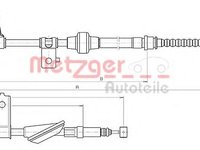 Cablu, frana de parcare ROVER 400 hatchback (RT), ROVER 400 (RT) - METZGER 10.5233