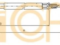 Cablu, frana de parcare SEAT ALTEA XL (5P5, 5P8) (2006 - 2016) COFLE 10.7509 piesa NOUA