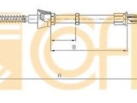 Cablu, frana de parcare SEAT IBIZA III (6K1) (1999 - 2002) COFLE 10.7136 piesa NOUA