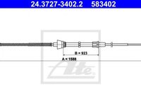 Cablu, frana de parcare SEAT IBIZA V SPORTCOUPE (6J1, 6P5) (2008 - 2020) ATE 24.3727-3402.2