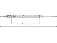 Cablu frana de parcare SKODA CITIGO - OEM - MAXGEAR: 32-0422 - W02257668 - LIVRARE DIN STOC in 24 ore!!!