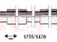 Cablu, frana de parcare SKODA FAVORIT (781), SKODA FORMAN combi (785), SKODA FAVORIT pick-up (787) - BENDIX 432691B