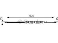 Cablu frana de parcare SKODA OCTAVIA (1U2) - OEM - MAXGEAR: 32-0423 - W02402993 - LIVRARE DIN STOC in 24 ore!!!