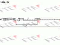 Cablu, frana de parcare SKODA SUPERB (3T4) - FTE FBS020101