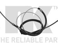 Cablu, frana de parcare spate (904722 NK) AUDI,VW