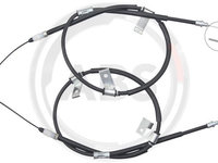 Cablu, frana de parcare spate (K17624 ABS) OPEL,VAUXHALL