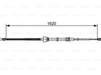 Cablu, frana de parcare stanga (1987482448 BOSCH) VW