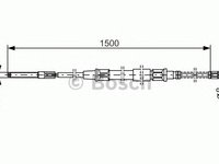 Cablu frana de parcare stanga/dreapta VW GOLF/VENTO 9/91- (B?B - Cod intern: W20135775 - LIVRARE DIN STOC in 24 ore!!!