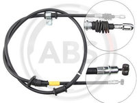 Cablu, frana de parcare stanga (K14747 ABS) MITSUBISHI