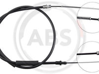 Cablu, frana de parcare stanga (K15527 ABS) Citroen,PEUGEOT
