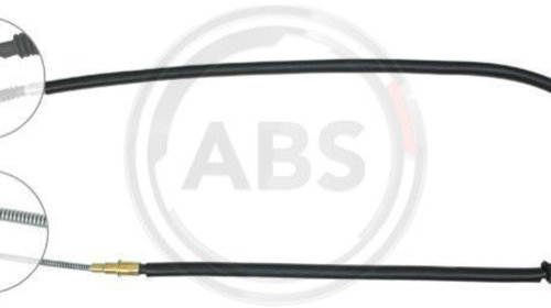Cablu, frana de parcare stanga (K17987 ABS) F