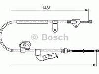 Cablu, frana de parcare TOYOTA AYGO (WNB1, KGB1) (2005 - 2014) BOSCH 1 987 477 952 piesa NOUA