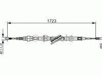 Cablu frana de parcare VOLKSWAGEN BORA combi (1J6) - Cod intern: W20269035 - LIVRARE DIN STOC in 24 ore!!!