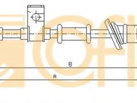 Cablu, frana de parcare VOLVO S40 I (VS) (1995 - 2004) COFLE 10.8222 piesa NOUA
