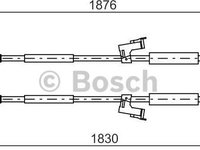 Cablu frana de parcare VOLVO S40 II MS BOSCH 1 987 477 202