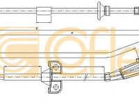 Cablu, frana de parcare VOLVO XC90 I (2002 - 2016) COFLE 10.8187 piesa NOUA