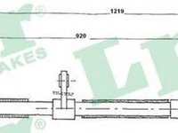 Cablu frana mana ALFA ROMEO 156 Sportwagon 932 LPR C0019B