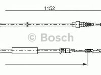 Cablu frana mana AUDI A2 8Z0 BOSCH 1987482310 PieseDeTop