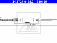 Cablu frana mana AUDI A3 Sportback 8PA ATE 24372701952
