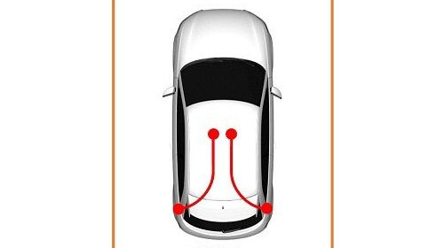 Cablu frana mana Audi A4 (8e2, B6), A4 (8ec, B7) Cofle 107535, parte montare : stanga, dreapta, spate