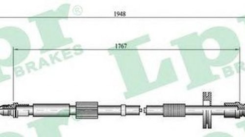 Cablu frana mana AUDI A4 8EC B7 LPR C0050B