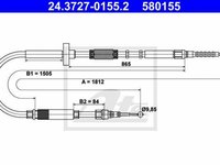 Cablu frana mana AUDI A4 Avant 8D5 B5 TEXTAR 44006000