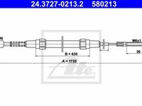 Cablu frana mana BMW 3 Touring E30 TEXTAR 44007500