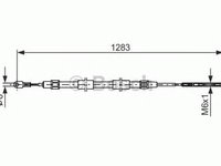 Cablu frana mana BMW Z3 cupe E36 BOSCH 1987477710