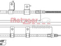Cablu frana mana CHEVROLET AVEO hatchback T250 T255 METZGER 17.3505