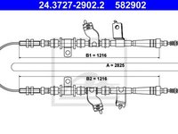 Cablu frana mana CHEVROLET MATIZ M200 M250 ATE 24372729022