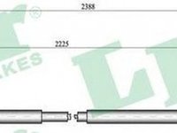 Cablu frana mana CITROEN C8 EA EB LPR C0213B