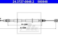 Cablu frana mana CITROEN C8 EA EB TEXTAR 44013000