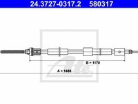 Cablu frana mana CITROEN ZX N2 TEXTAR 44012600